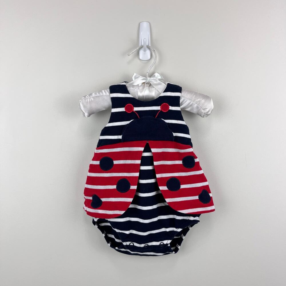 Florence Eiseman Knit Ladybug Romper 3 Months